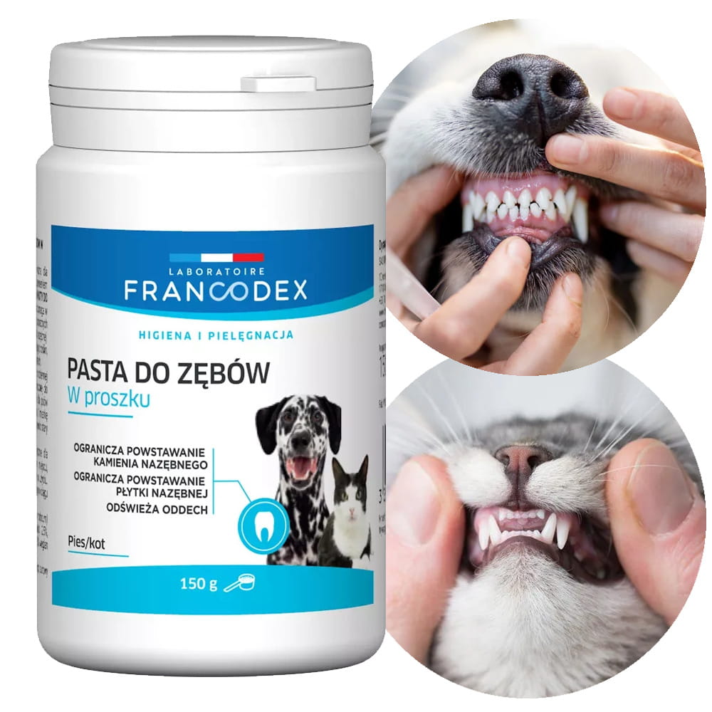 Francodex Pasta Do Zębów w Proszku dla Psa i Kota 150g